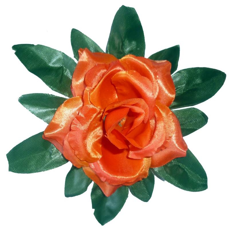 Головка роза 5 слоёв с листом 1/30 041-059-006-л03-001